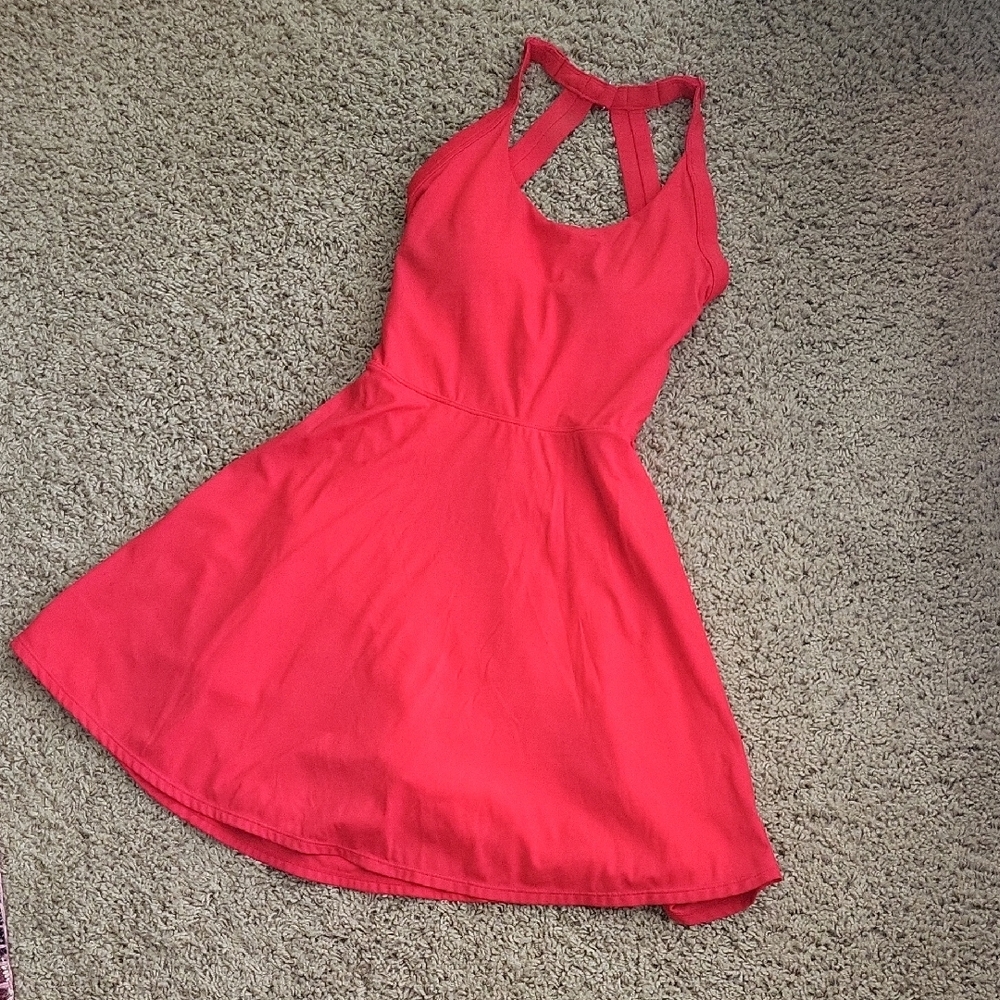 Red Halter Dress